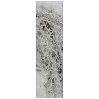 Piper Looms Chantille Abstract ACN1934 Pewter Machine Washable Area Rug Runner Main Image