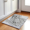 Piper Looms Chantille Abstract ACN1934 Pewter Machine Washable Area Rug Scatter Lifestyle Image Feature