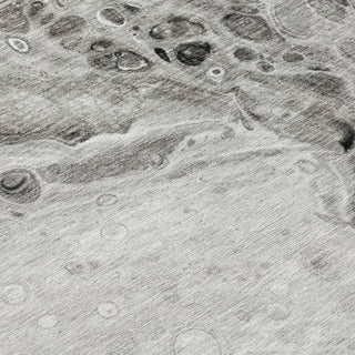 Piper Looms Chantille Abstract ACN1934 Pewter Machine Washable Area Rug Swatch Image