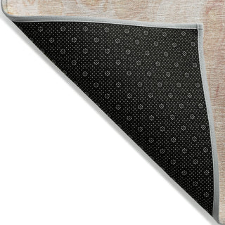 Piper Looms Chantille Abstract ACN1935 Salmon Machine Washable Area Rug Backing Image