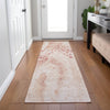 Piper Looms Chantille Abstract ACN1935 Salmon Machine Washable Area Rug Runner Lifestyle Image Feature