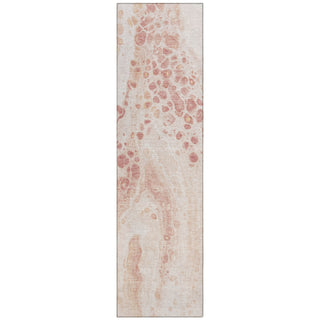 Piper Looms Chantille Abstract ACN1935 Salmon Machine Washable Area Rug Runner Main Image