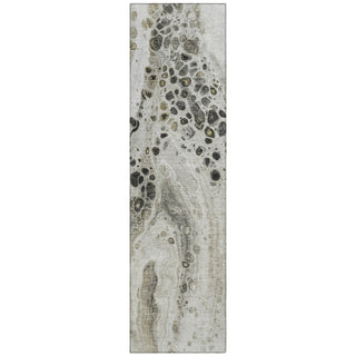 Piper Looms Chantille Abstract ACN1935 Taupe Machine Washable Area Rug Runner Main Image