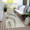 Piper Looms Chantille Abstract ACN1935 Taupe Machine Washable Area Rug Runner Outdoor Lifestyle Image Feature