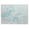 Piper Looms Chantille Abstract ACN1935 Teal Machine Washable Area Rug Scatter Main Image