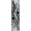 Piper Looms Chantille Abstract ACN1936 Chocolate Machine Washable Area Rug Runner Main Image