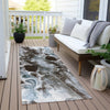 Piper Looms Chantille Abstract ACN1936 Chocolate Machine Washable Area Rug Runner Outdoor Lifestyle Image Feature