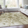 Piper Looms Chantille Abstract ACN1936 Khaki Machine Washable Area Rug Lifestyle Image Feature