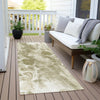 Piper Looms Chantille Abstract ACN1936 Khaki Machine Washable Area Rug Runner Outdoor Lifestyle Image Feature