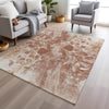 Piper Looms Chantille Abstract ACN1936 Terracotta Machine Washable Area Rug Lifestyle Image Feature