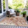 Piper Looms Chantille Abstract ACN1936 Terracotta Machine Washable Area Rug Outdoor Lifestyle Image Feature