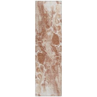 Piper Looms Chantille Abstract ACN1936 Terracotta Machine Washable Area Rug Runner Main Image
