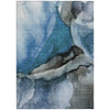 Piper Looms Chantille Abstract ACN1937 Blue Machine Washable Area Rug main image
