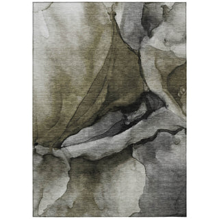 Piper Looms Chantille Abstract ACN1937 Gray Machine Washable Area Rug main image