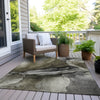 Piper Looms Chantille Abstract ACN1937 Gray Machine Washable Area Rug Outdoor Lifestyle Image Feature