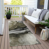 Piper Looms Chantille Abstract ACN1937 Gray Machine Washable Area Rug Runner Outdoor Lifestyle Image Feature