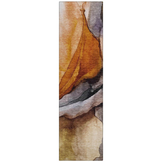 Piper Looms Chantille Abstract ACN1937 Paprika Machine Washable Area Rug Runner Main Image
