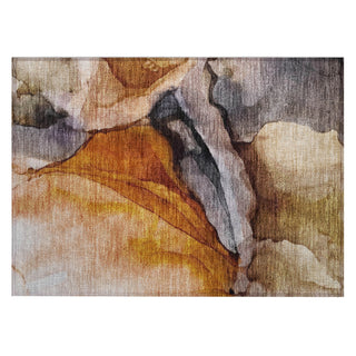 Piper Looms Chantille Abstract ACN1937 Paprika Machine Washable Area Rug Scatter Main Image