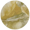 Piper Looms Chantille Abstract ACN1937 Wheat Machine Washable Area Rug Round Main Image