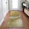 Piper Looms Chantille Abstract ACN1937 Wheat Machine Washable Area Rug Runner Lifestyle Image Feature