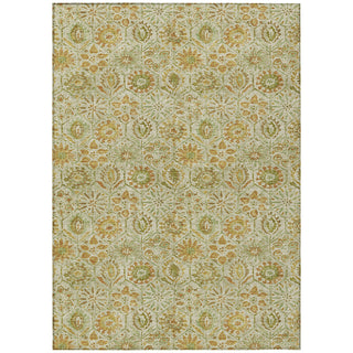 Piper Looms Chantille Floral ACN1938 Beige Machine Washable Area Rug main image