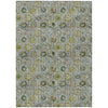 Piper Looms Chantille Floral ACN1938 Green Machine Washable Area Rug main image