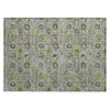 Piper Looms Chantille Floral ACN1938 Green Machine Washable Area Rug Scatter Main Image
