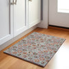 Piper Looms Chantille Floral ACN1938 Paprika Machine Washable Area Rug Scatter Lifestyle Image Feature
