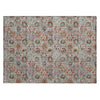 Piper Looms Chantille Floral ACN1938 Paprika Machine Washable Area Rug Scatter Main Image