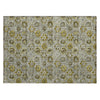 Piper Looms Chantille Floral ACN1938 Pewter Machine Washable Area Rug Scatter Main Image