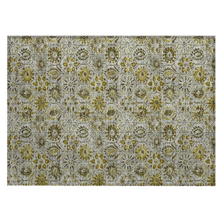 Piper Looms Chantille Floral ACN1938 Pewter Machine Washable Area Rug Scatter Main Image