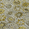 Piper Looms Chantille Floral ACN1938 Pewter Machine Washable Area Rug Swatch Image
