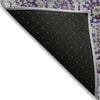 Piper Looms Chantille Floral ACN1938 Purple Machine Washable Area Rug Backing Image