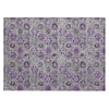 Piper Looms Chantille Floral ACN1938 Purple Machine Washable Area Rug Scatter Main Image