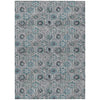 Piper Looms Chantille Floral ACN1938 Teal Machine Washable Area Rug main image