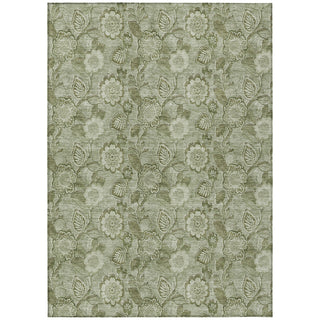 Piper Looms Chantille Floral ACN1939 Aloe Machine Washable Area Rug main image