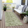 Piper Looms Chantille Floral ACN1939 Aloe Machine Washable Area Rug Runner Outdoor Lifestyle Image Feature