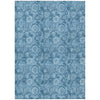 Piper Looms Chantille Floral ACN1939 Blue Machine Washable Area Rug main image