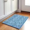 Piper Looms Chantille Floral ACN1939 Blue Machine Washable Area Rug Scatter Lifestyle Image Feature