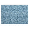 Piper Looms Chantille Floral ACN1939 Blue Machine Washable Area Rug Scatter Main Image