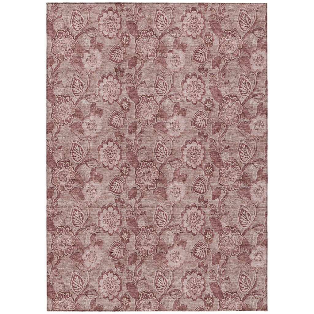 Piper Looms Chantille Floral ACN1939 Blush Machine Washable Area Rug main image