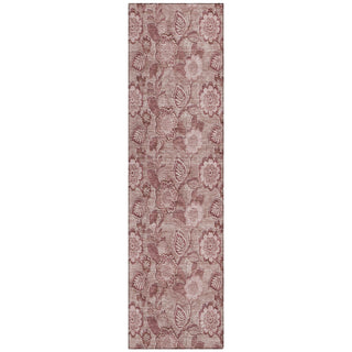 Piper Looms Chantille Floral ACN1939 Blush Machine Washable Area Rug Runner Main Image