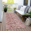 Piper Looms Chantille Floral ACN1939 Blush Machine Washable Area Rug Runner Outdoor Lifestyle Image Feature