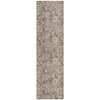 Piper Looms Chantille Floral ACN1939 Brown Machine Washable Area Rug Runner Main Image