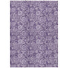 Piper Looms Chantille Floral ACN1939 Plum Machine Washable Area Rug main image
