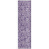 Piper Looms Chantille Floral ACN1939 Plum Machine Washable Area Rug Runner Main Image