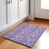 Piper Looms Chantille Floral ACN1939 Plum Machine Washable Area Rug Scatter Lifestyle Image Feature
