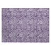 Piper Looms Chantille Floral ACN1939 Plum Machine Washable Area Rug Scatter Main Image
