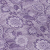 Piper Looms Chantille Floral ACN1939 Plum Machine Washable Area Rug Swatch Image