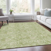 Piper Looms Chantille Floral ACN1939 Sage Machine Washable Area Rug Lifestyle Image Feature